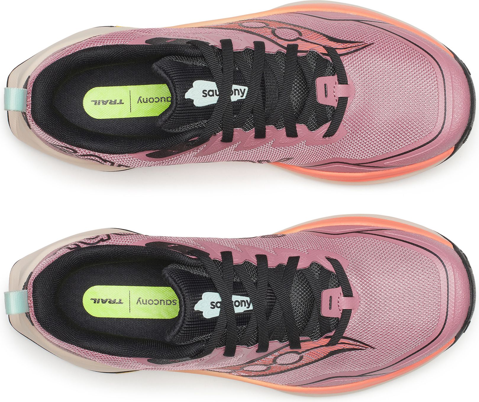 Saucony‎ Black and Pink Trail Running Shoes 0068879405215-035_Sauc-W-  main image 3