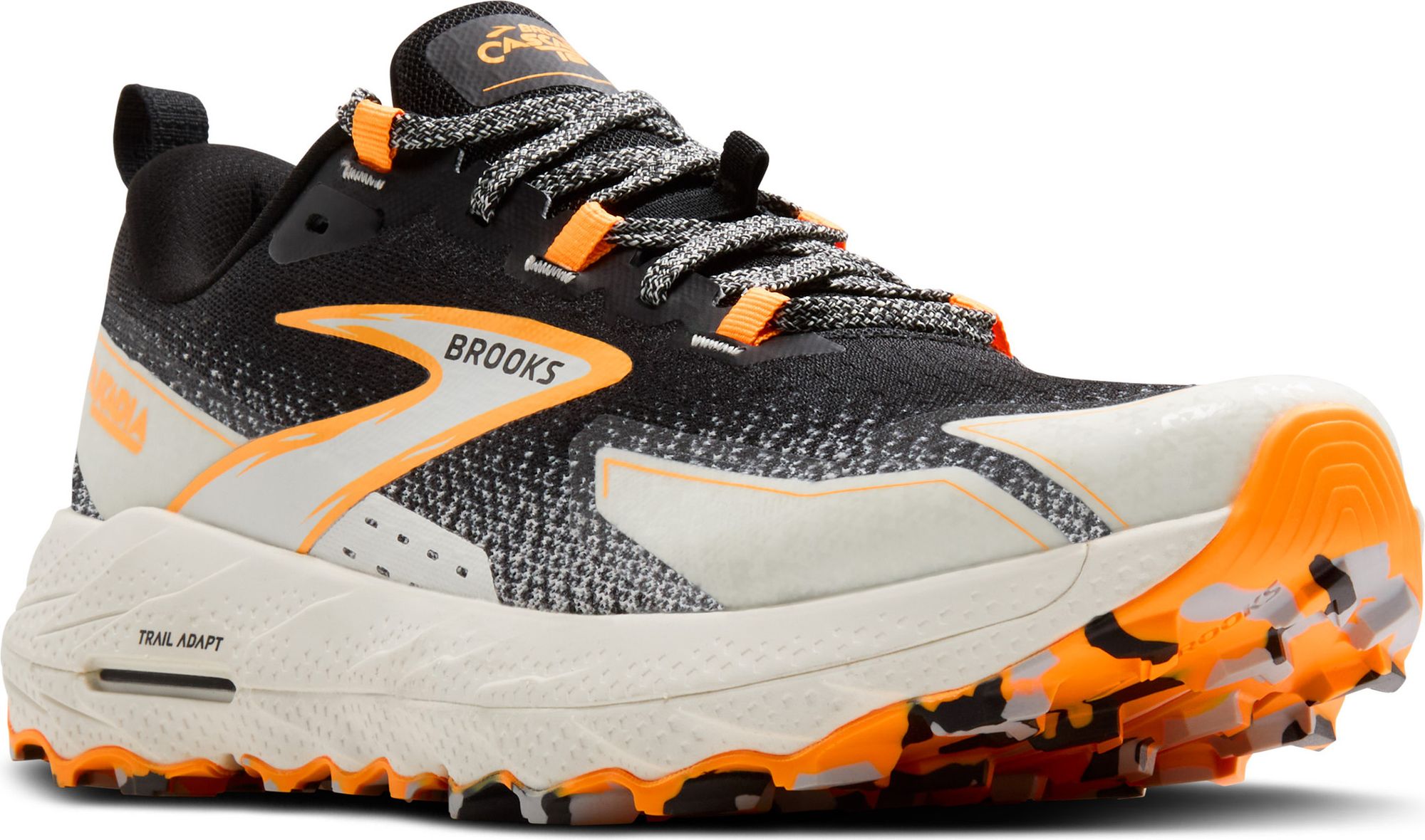Size 11.5-Brooks Cascadia 18 white/orange/black Cut in half: Brooks Cascadia 18 Review | RunRepeat main image 4