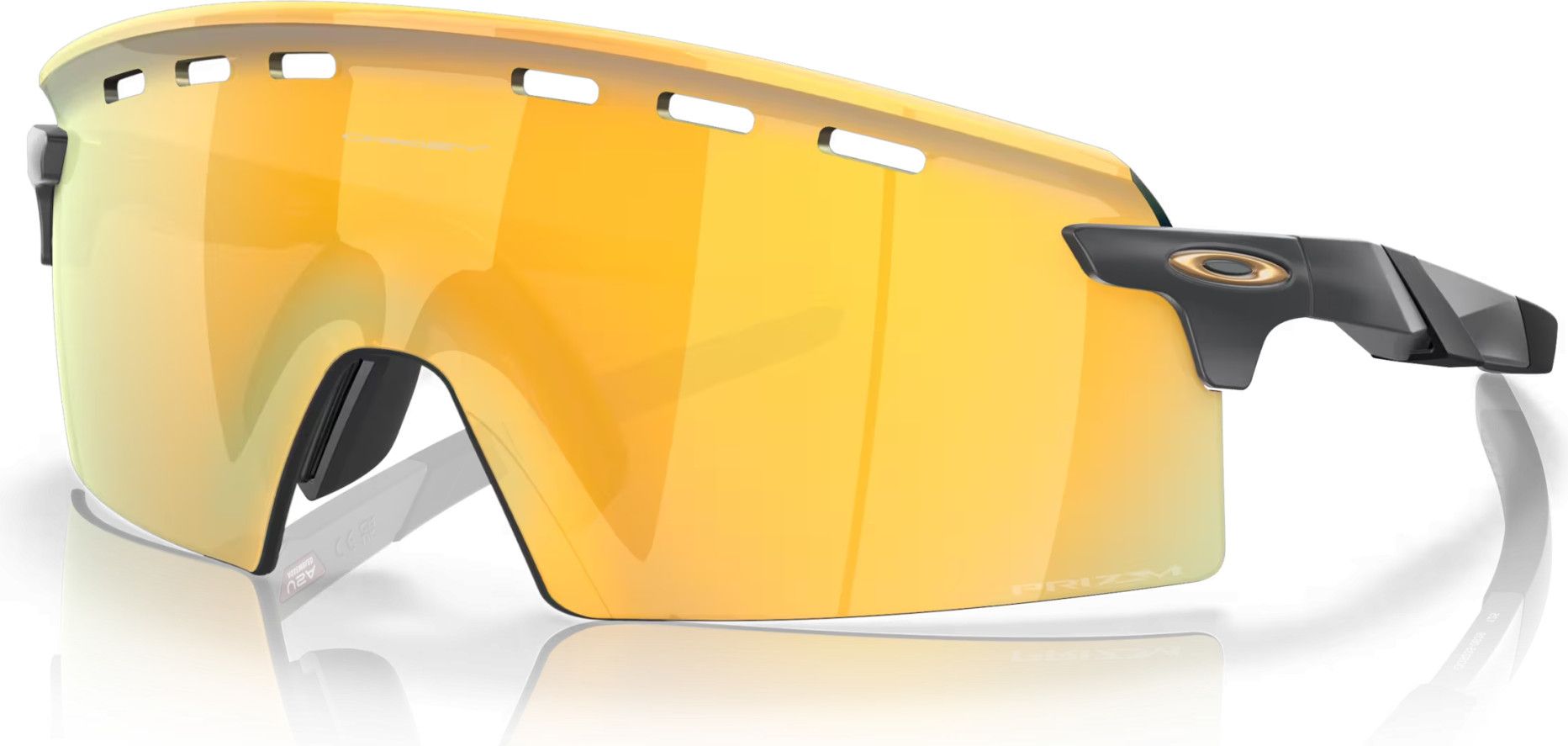 Oakley Encoder Matte Carbon Glasses with Prizm 24K Gold Iridium hotsell Lenses