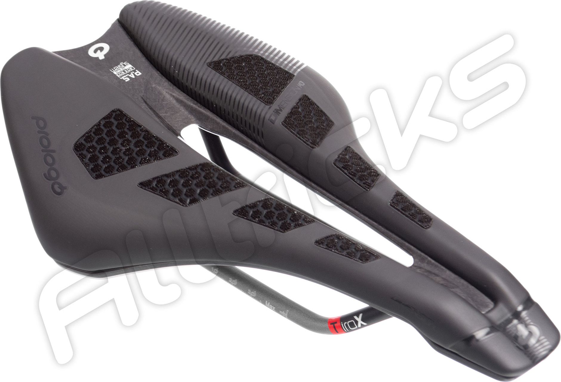 Selle VTT Prologo Nago Evo X15 CPC - Rail Tirox, Blanc/Noir/Rouge, 270 Mm - Neuve En Emballage