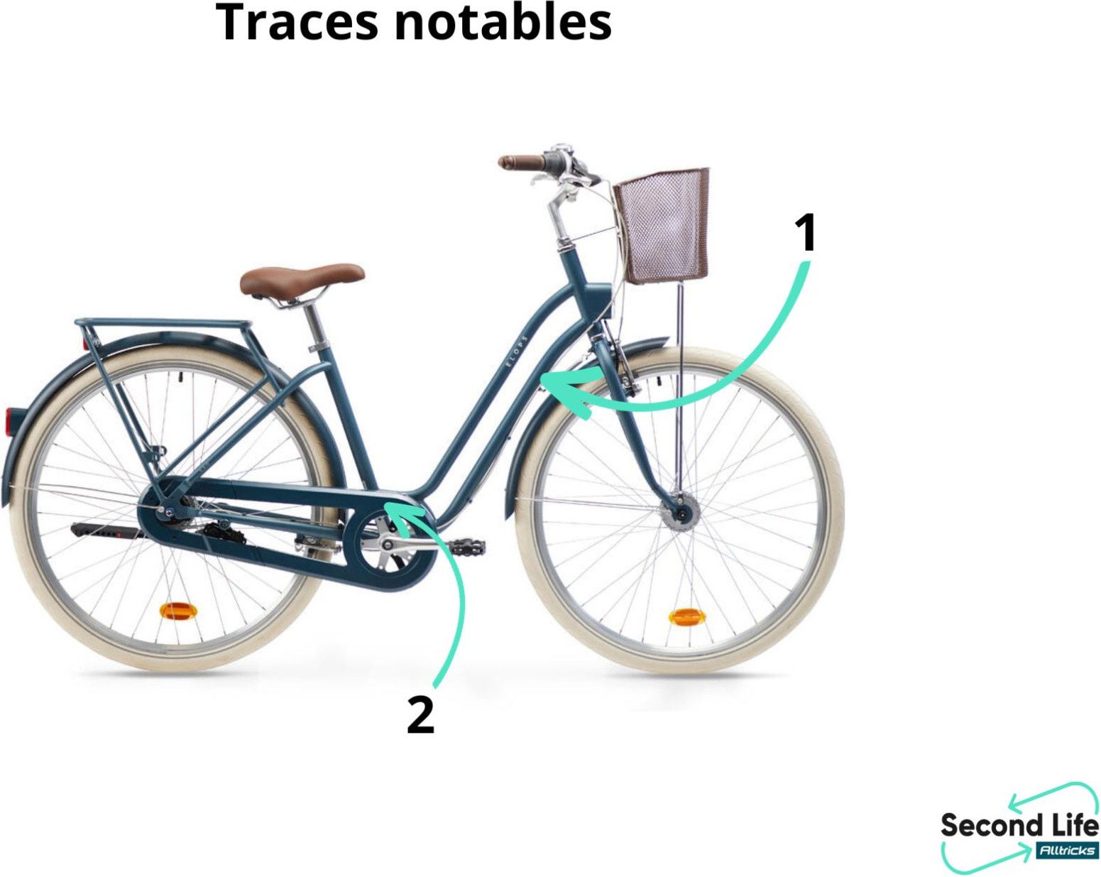 Decathlon Elops 500 Mozzo Bici Decathlon Prodotto Ricondizionato