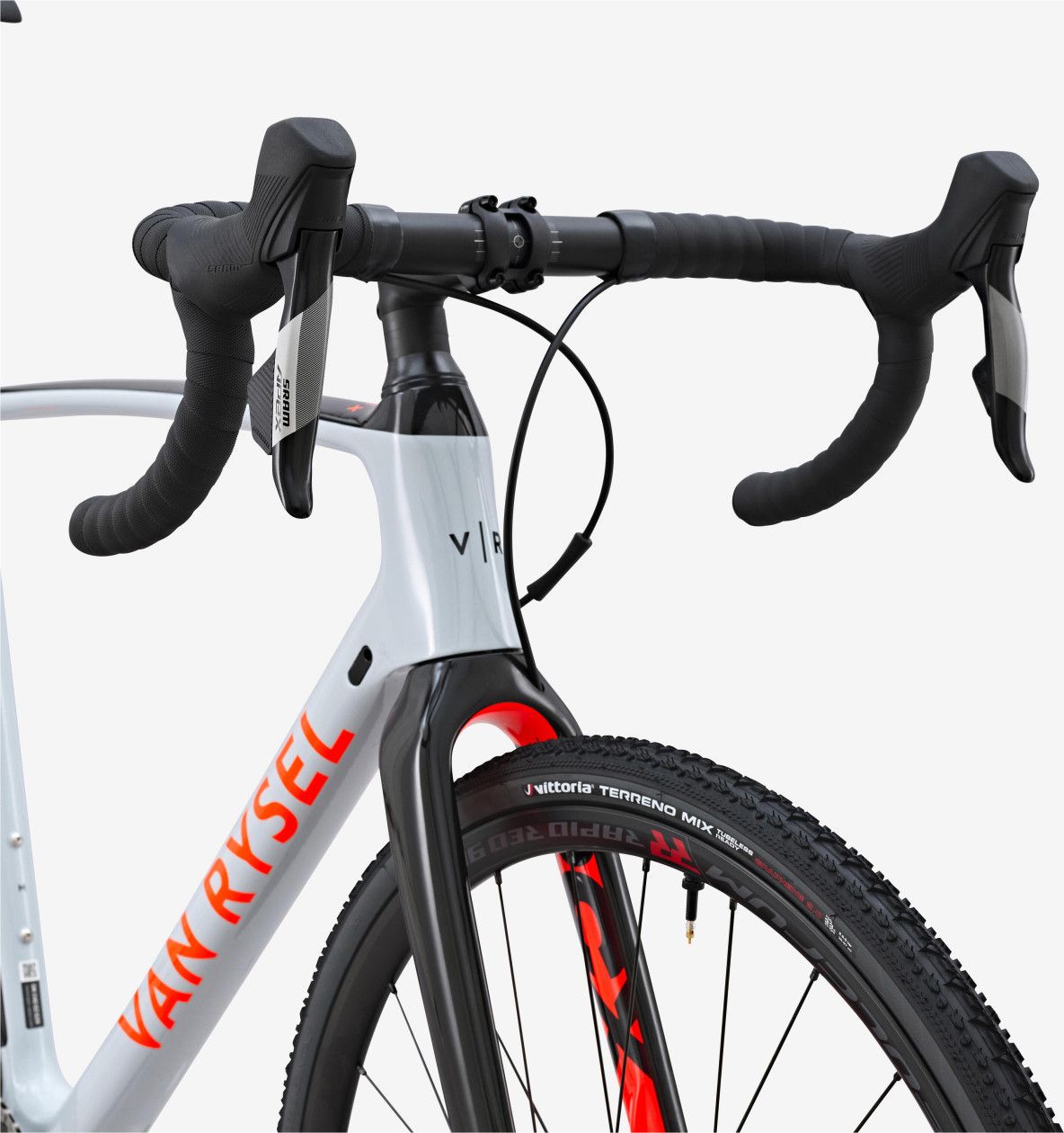 Ciclocross Van Rysel RCX II Sram Apex AXS 12V 700 mm Grigio