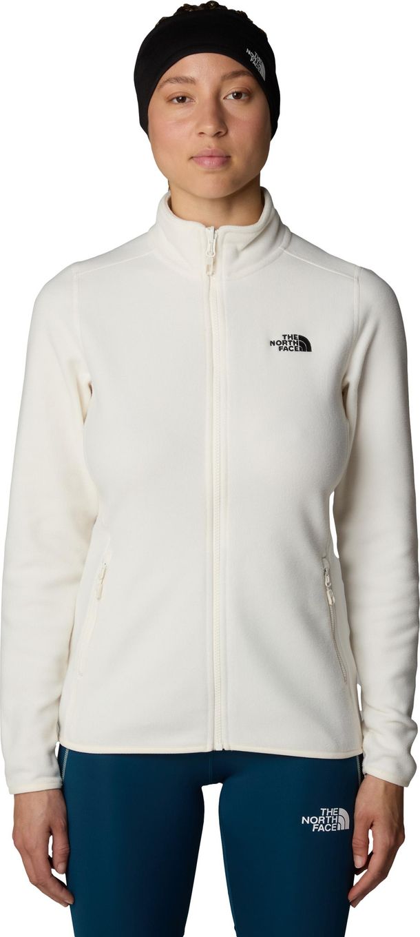 Polaire Femme The North Face 100 Glacier Full Zip Blanc