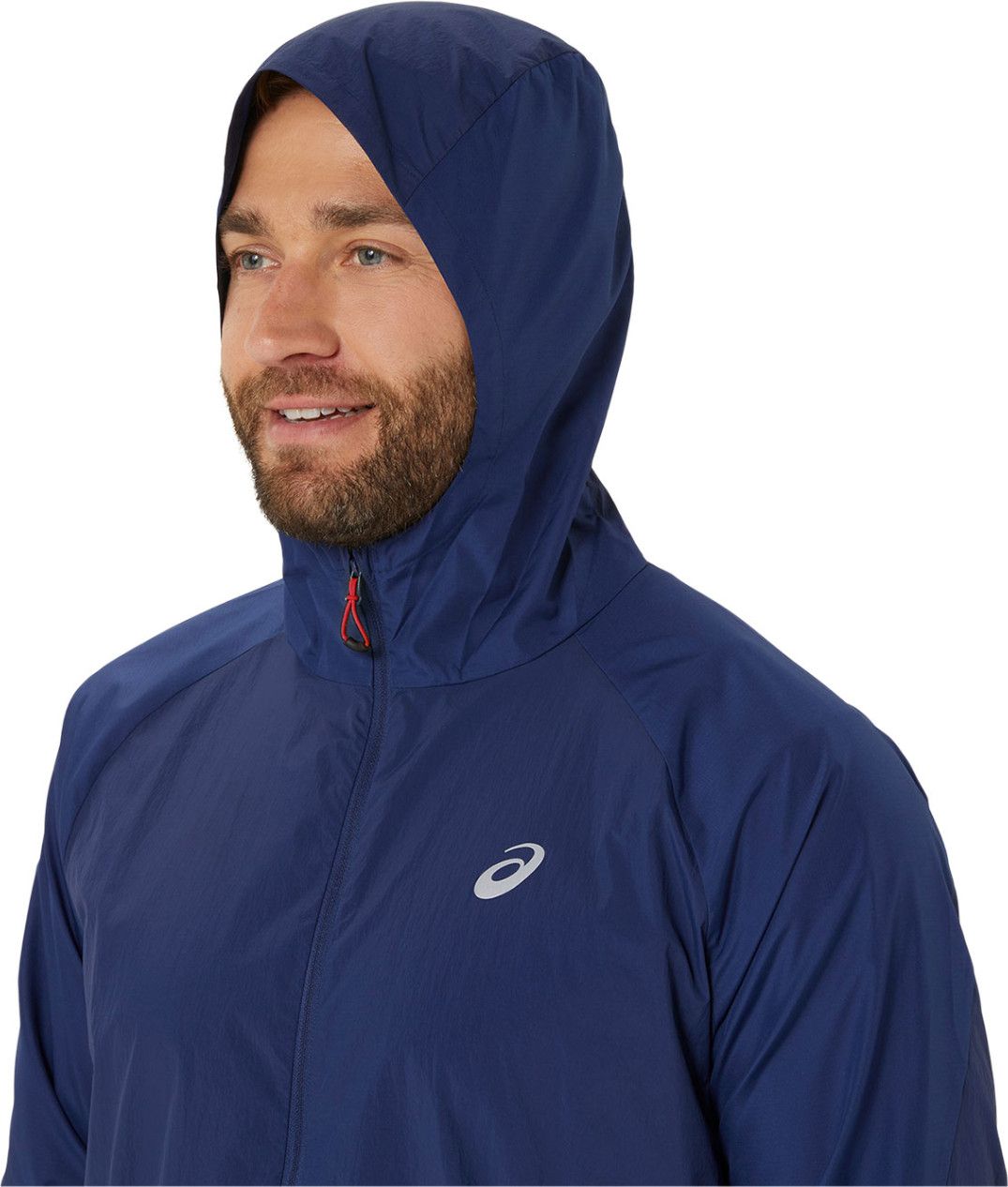 Asics Road Packable Windbreaker Jacket Bleu Homme | Alltricks.com Asics Road Packable Windbreaker Jacket Bleu Homme | Alltricks.com