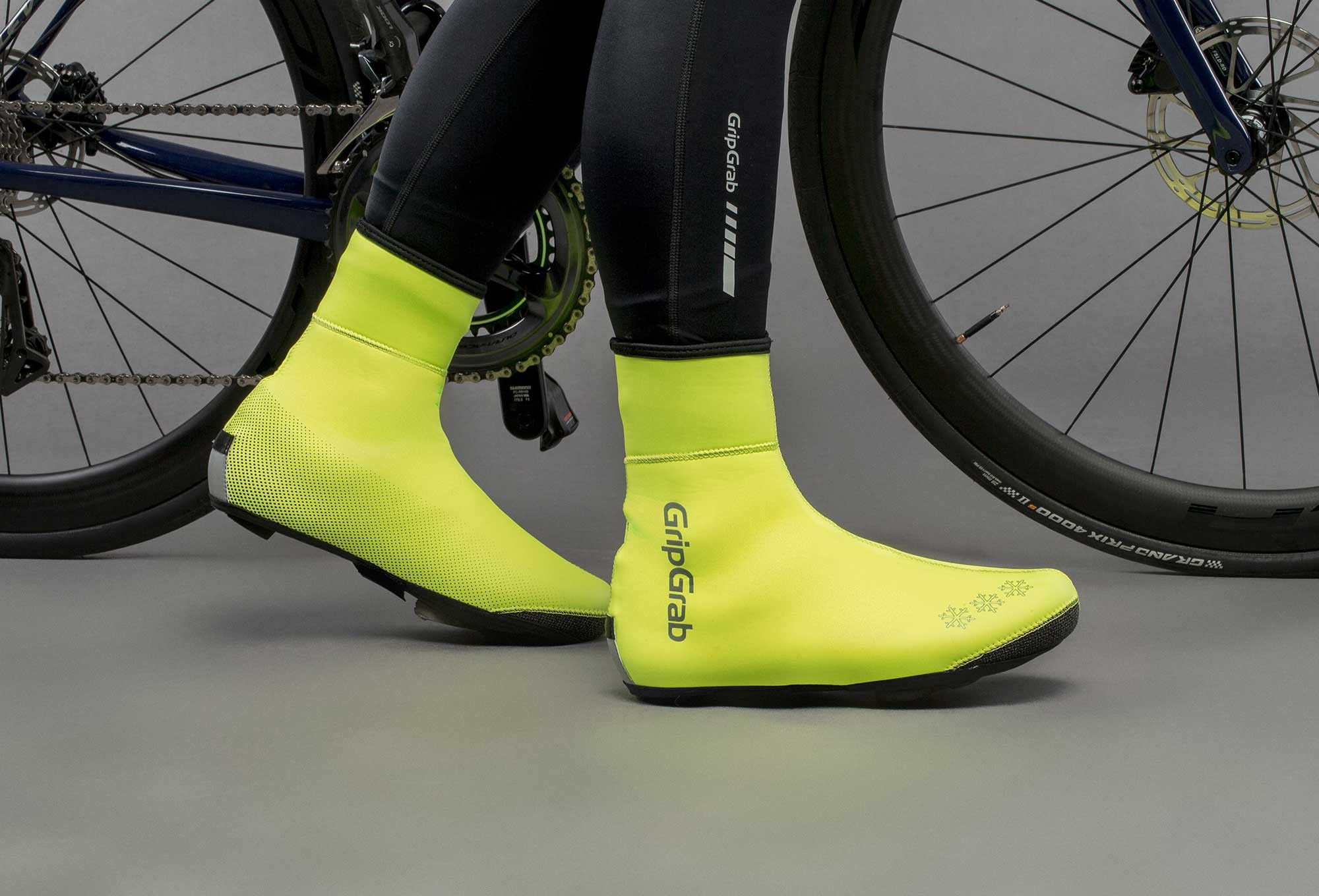 Couvre Chaussures Hiver GripGrab Arctic Waterproof Jaune Fluo