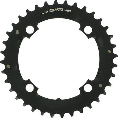 Pédalier VTT Vitesse Unique Pédalier VTT 104BCD 36T - Manivelle Alliage Alu Vitesse Unique