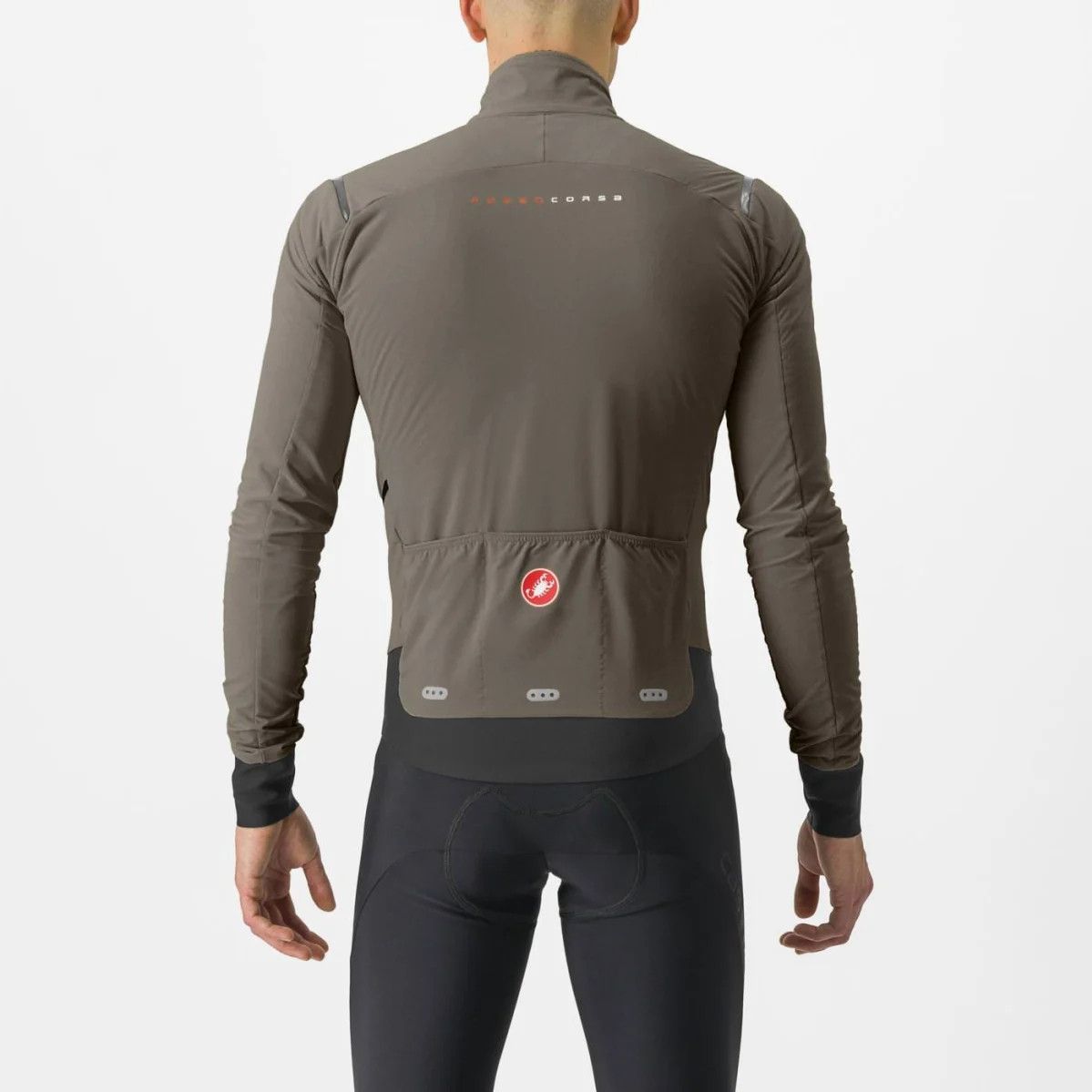 Castelli Alpha Flight Ros Grey Long Sleeve Jacket