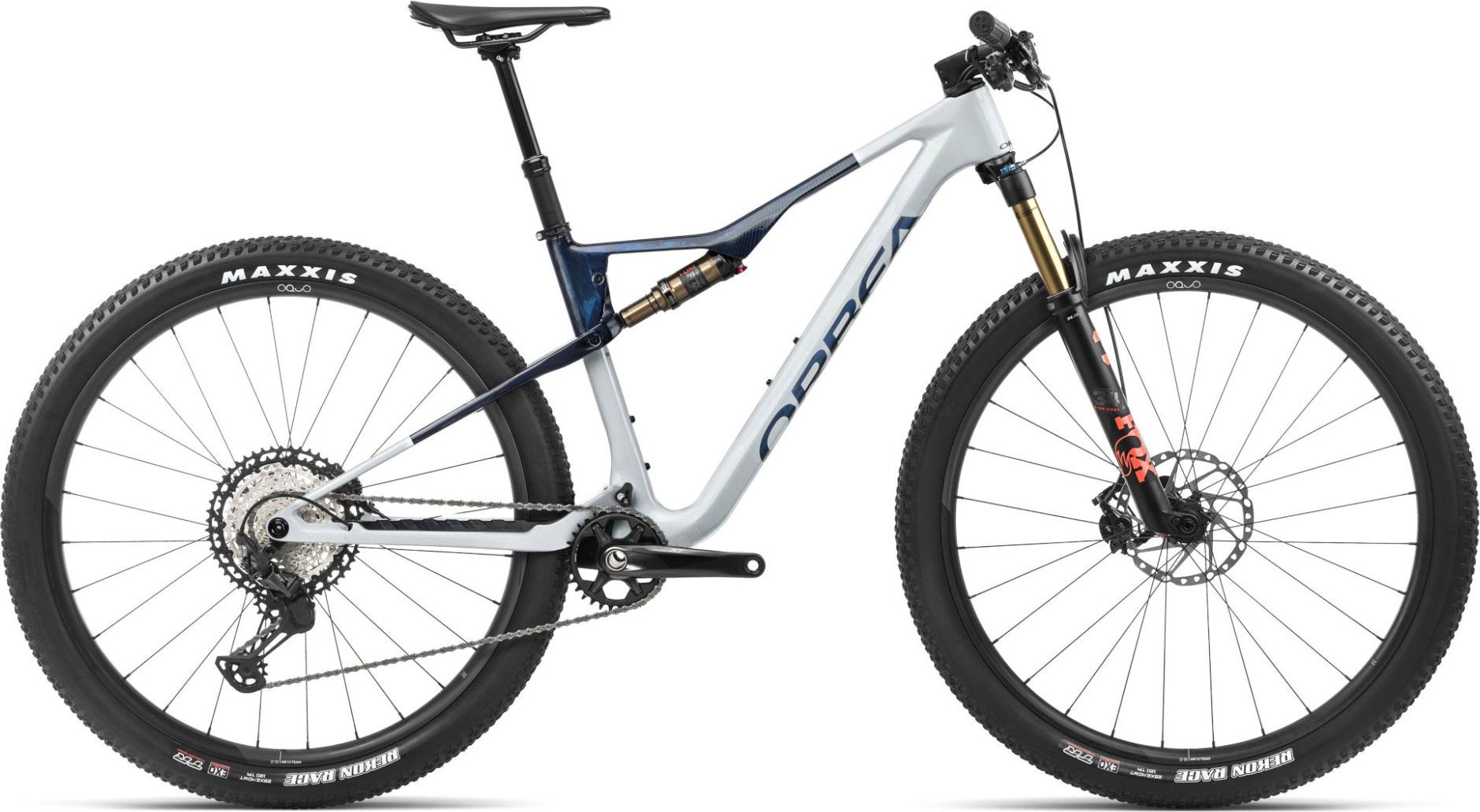 Orbea Oiz M10 Full Suspension MTB Shimano XT 12S 29'' Silver Grey