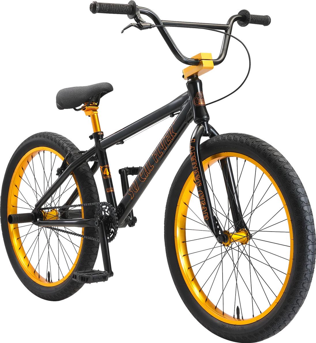 SE Bikes So Cal Flyer 24 Wheelie Bike Stealth Mode Black 2022 Alltricks