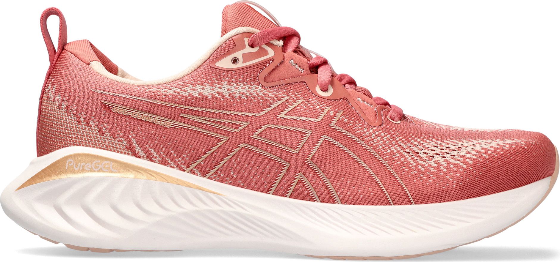 Chaussures de Running Asics Gel Cumulus 25 Rose Or Femme