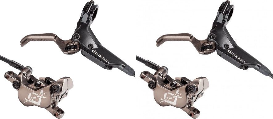 Hayes Dominion A4 Disc Brake Pair (without disc) Black Bronze
