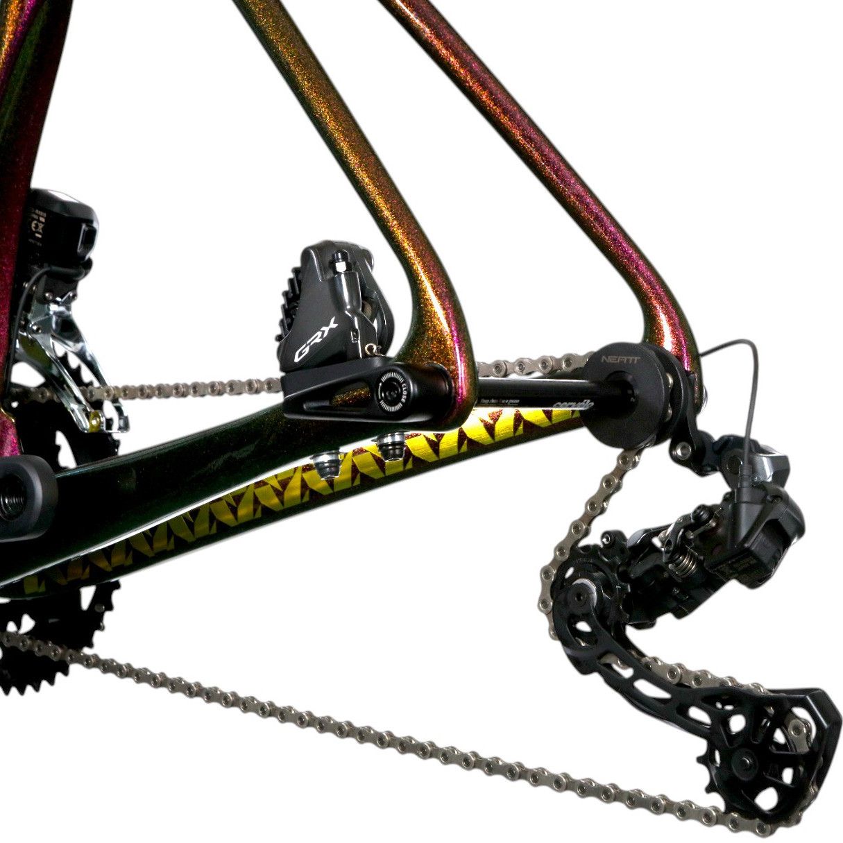 Support Axe Traversant Support Chaîne Essai 12mm Gaine Chaîne Vélo