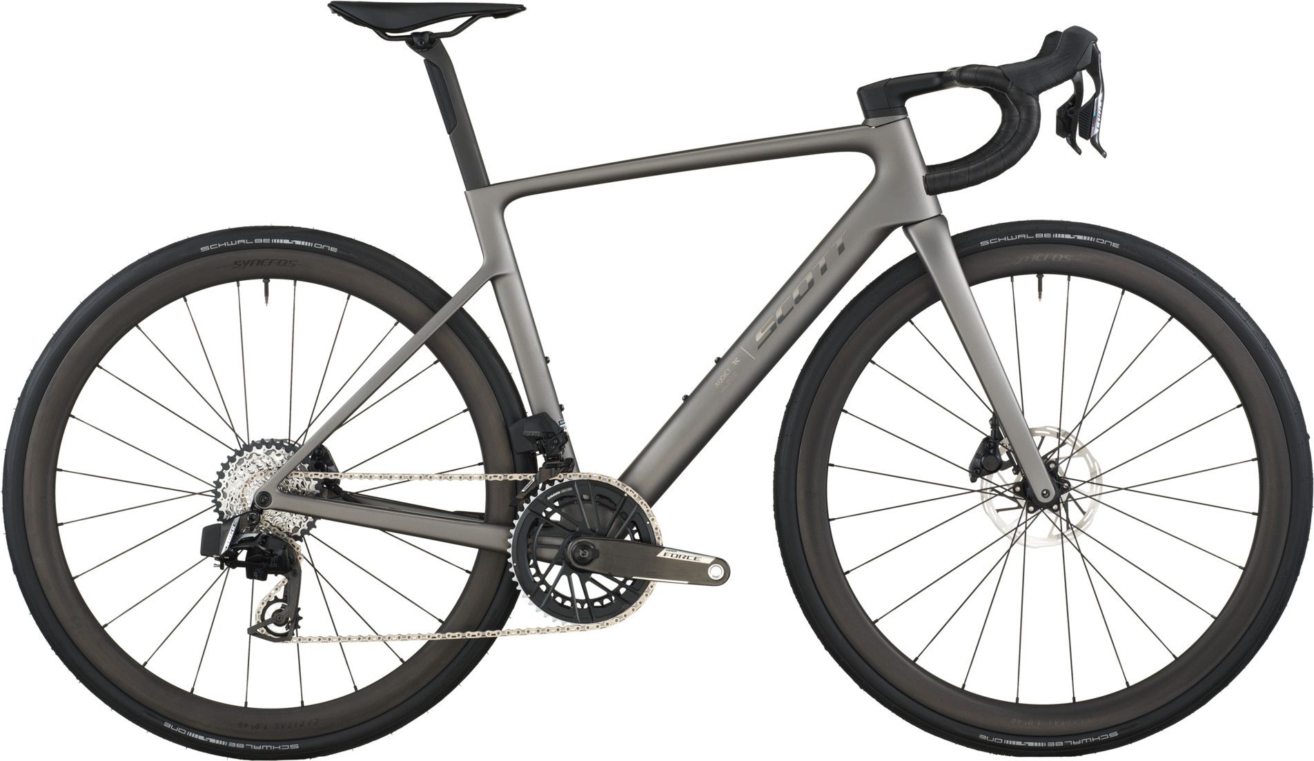Scott Addict RC Team Sram Force AXS 12V 700 mm Grey 2025 Road Bike