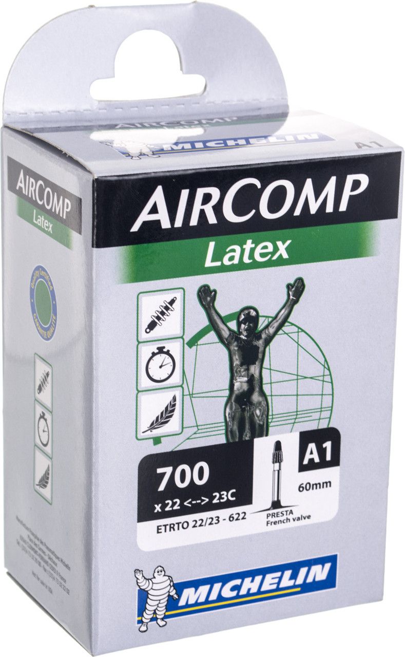 Michelin Chambre à air Route A1 AIRCOMP Latex 700x22/23 Presta