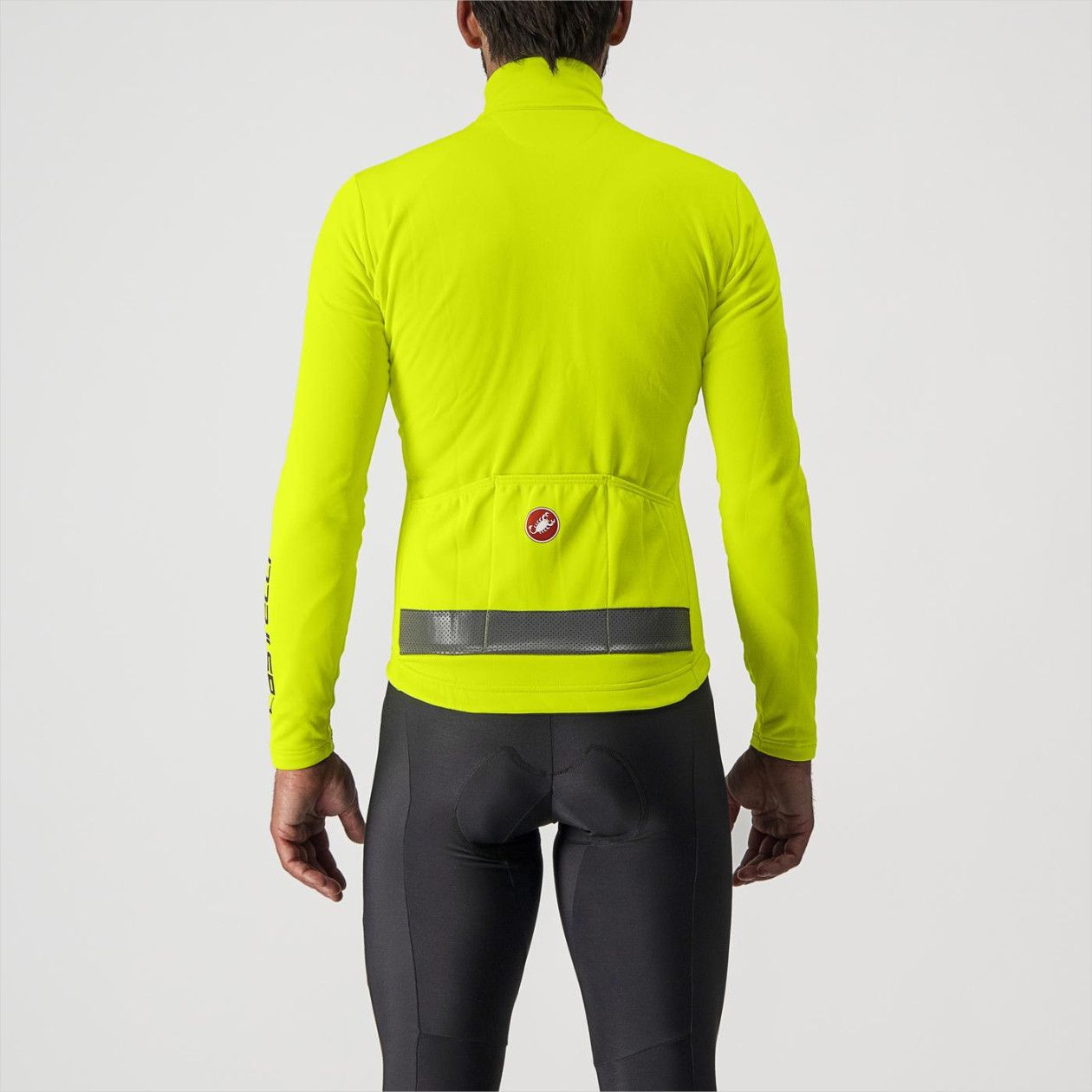 Castelli Puro 3 Fz Long Sleeve Jersey Electric Lime Green Alltricks