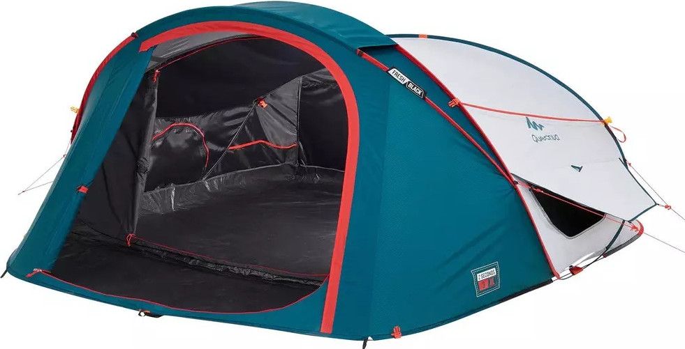 Quechua Tent 2 Seconds XL 3 People Blue White