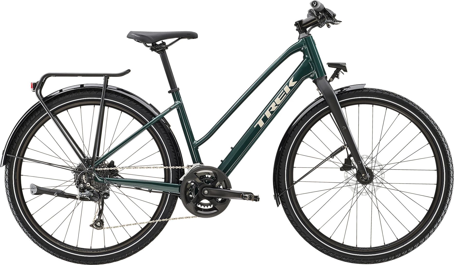 Trek Dual Sport Green Trek Dual Sport Women's Urban Commuter Bike