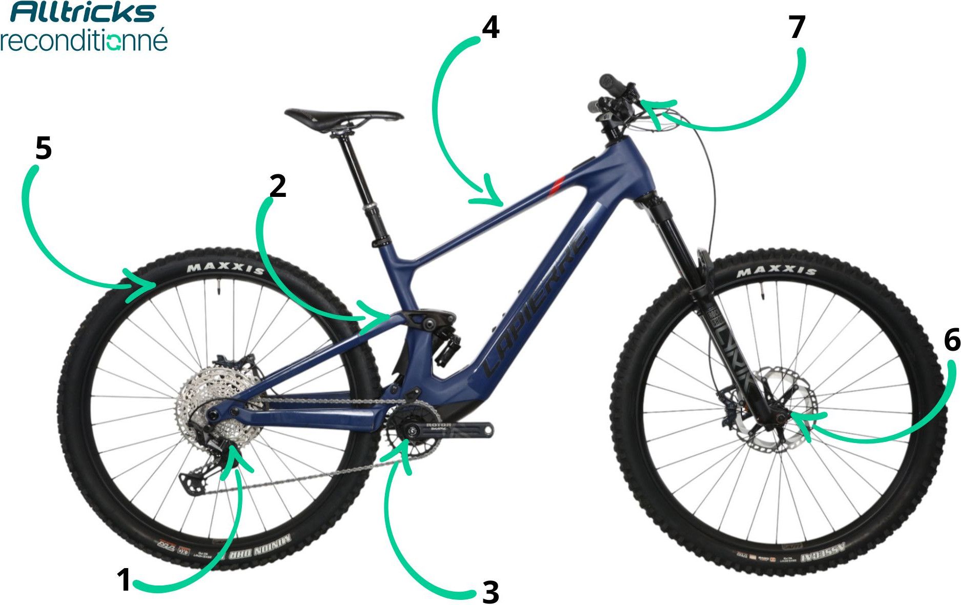 Lapierre eZesty am 9.4 Shimano XT 12V T.L 176/186cm - Refurbished