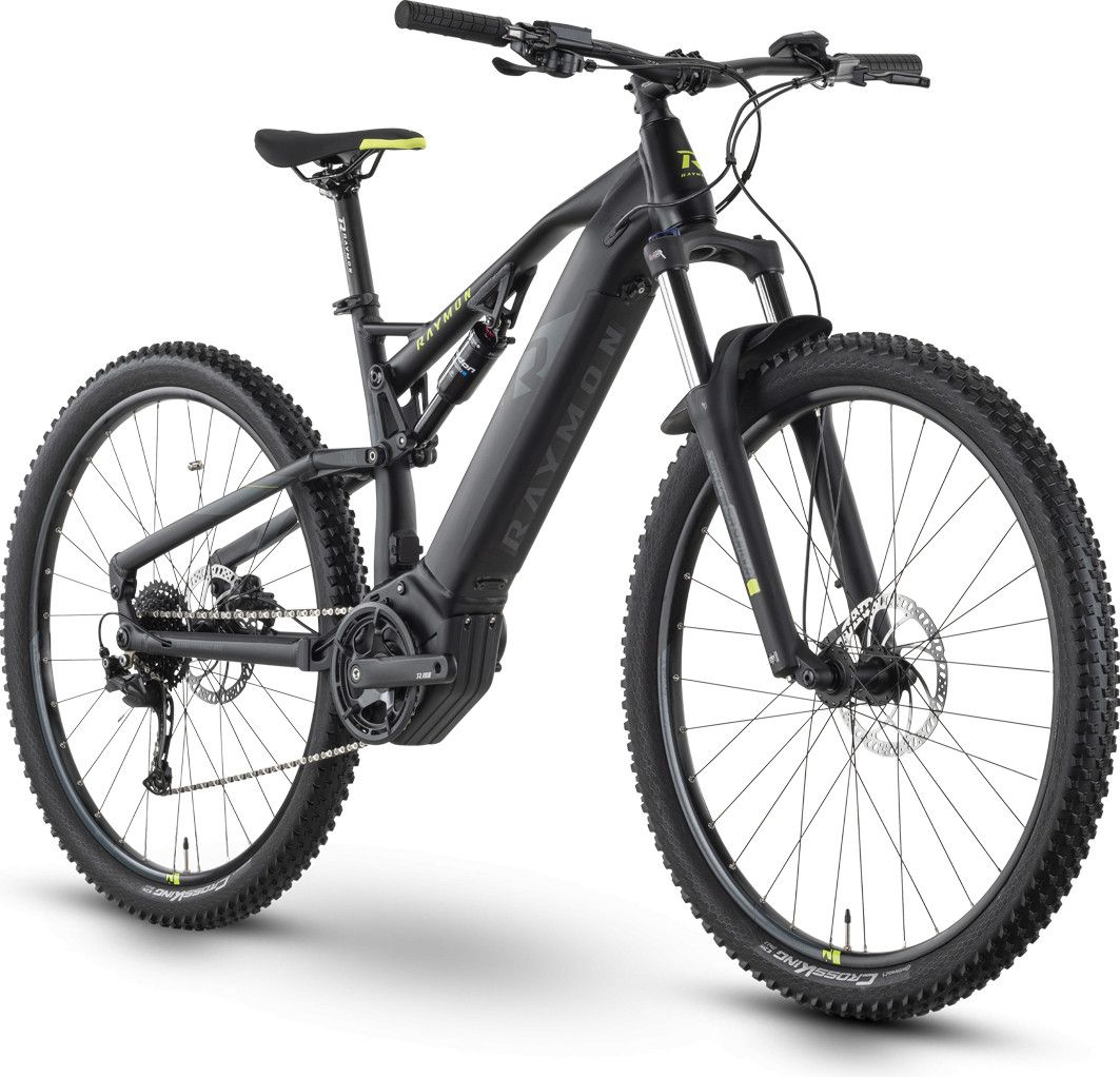 Raymon FullRay 130E 4.0 Tektro M350 9V 500 Wh 29 Black 2023 Electric Mountain Bike Alltricks