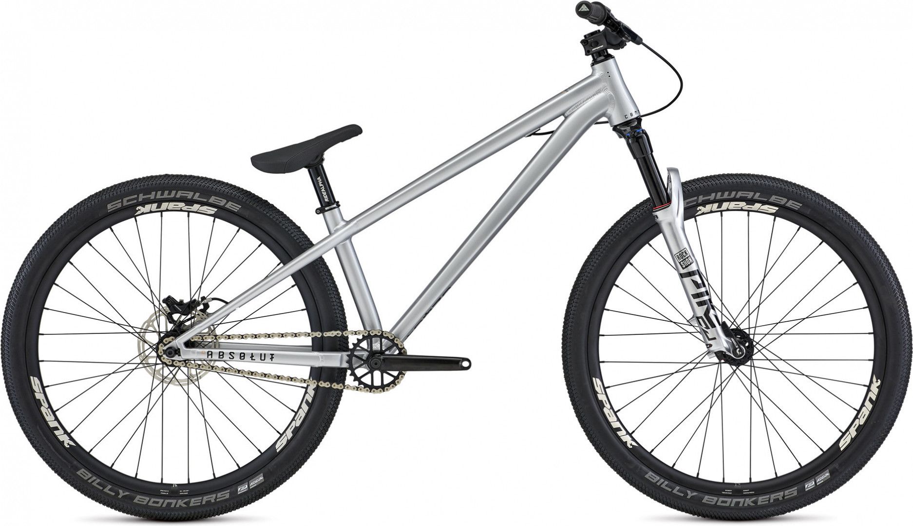 Commencal Absolut RS Polar Dirt Bike Silver Argent