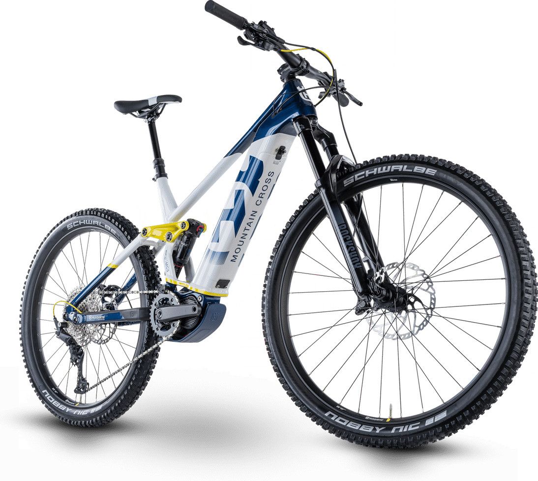 Husqvarna mountain cross 5 shimano steps full suspension electric mountain bike 2021 2025