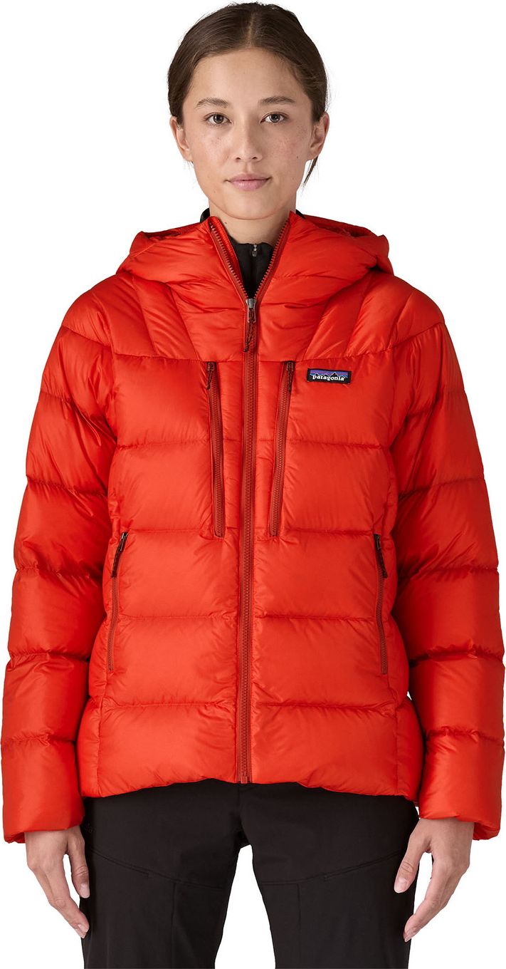 Patagonia Fitz Roy Down Hoody Red