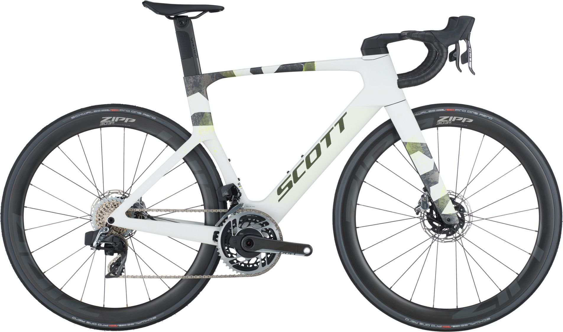 Scott Foil RC Team Road Bike Sram Red AXS 12V 700mm Grey/White