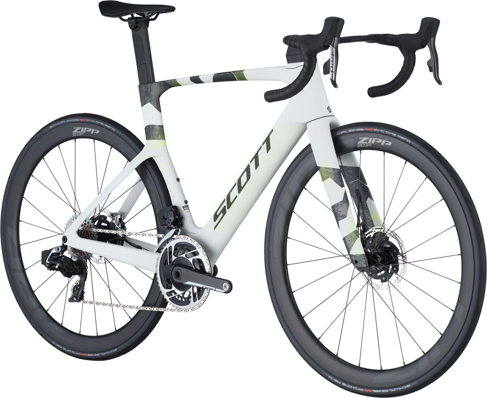 Scott Foil RC Team Road Bike Sram Red AXS 12V 700mm Grey/White