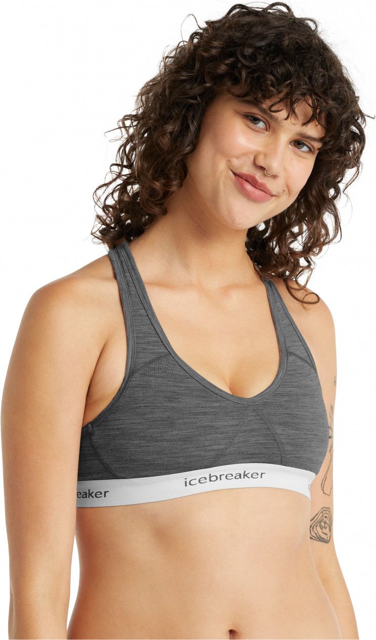 Icebreaker Sprite Racerback Bra Gray Alltricks