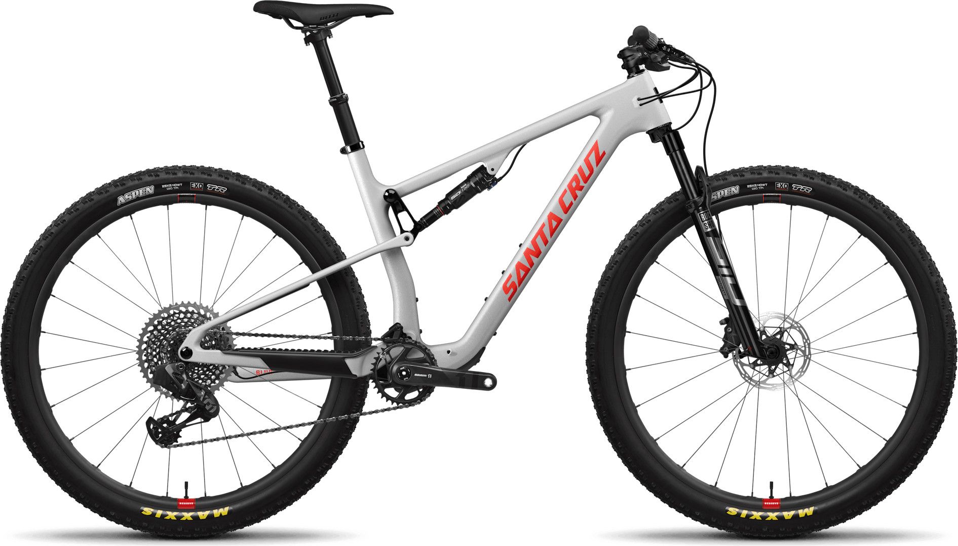 Santa Cruz Blur X01 CC 29 Full Suspension MTB Sram X01 Eagle 12S Grey 2024 Alltricks