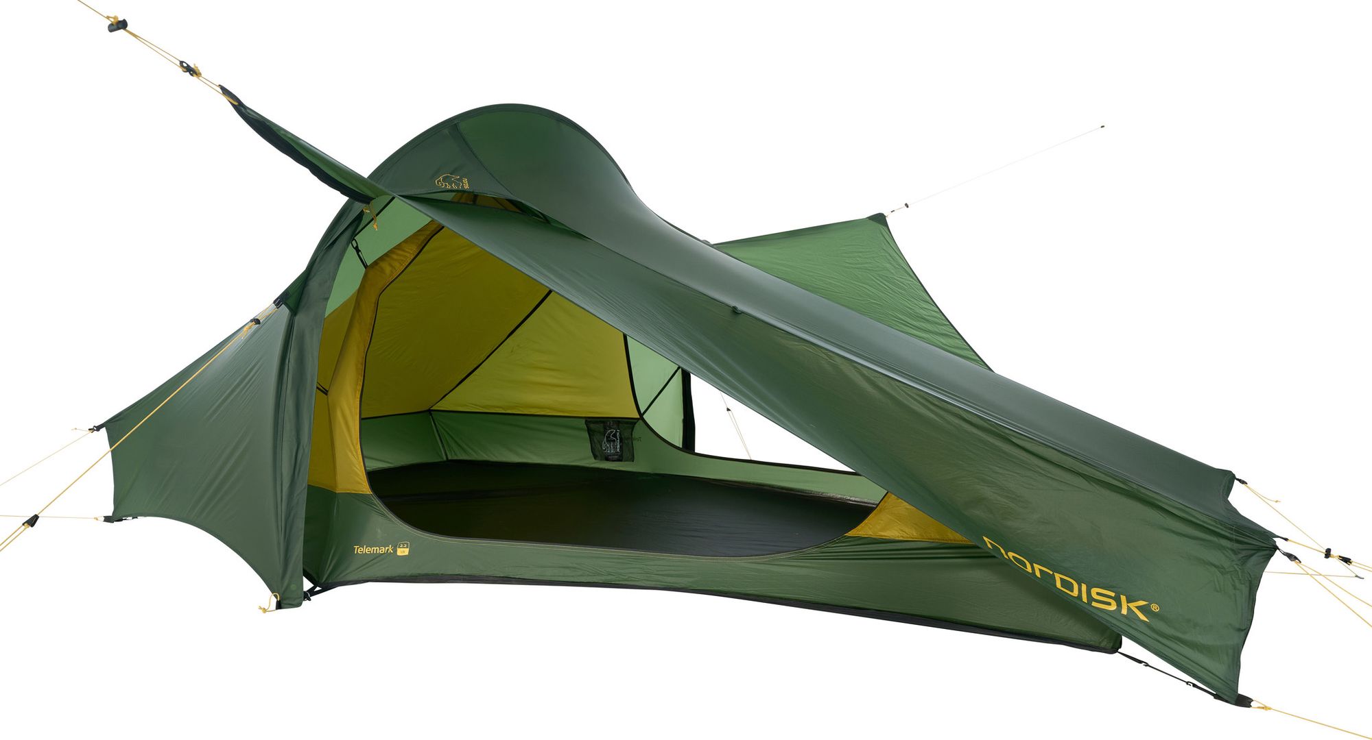 【良品】NORDISK Telemark 2 ULW テント グリーン 2 person tent Nordisk Telemark 2.2 Green | Alltricks.com