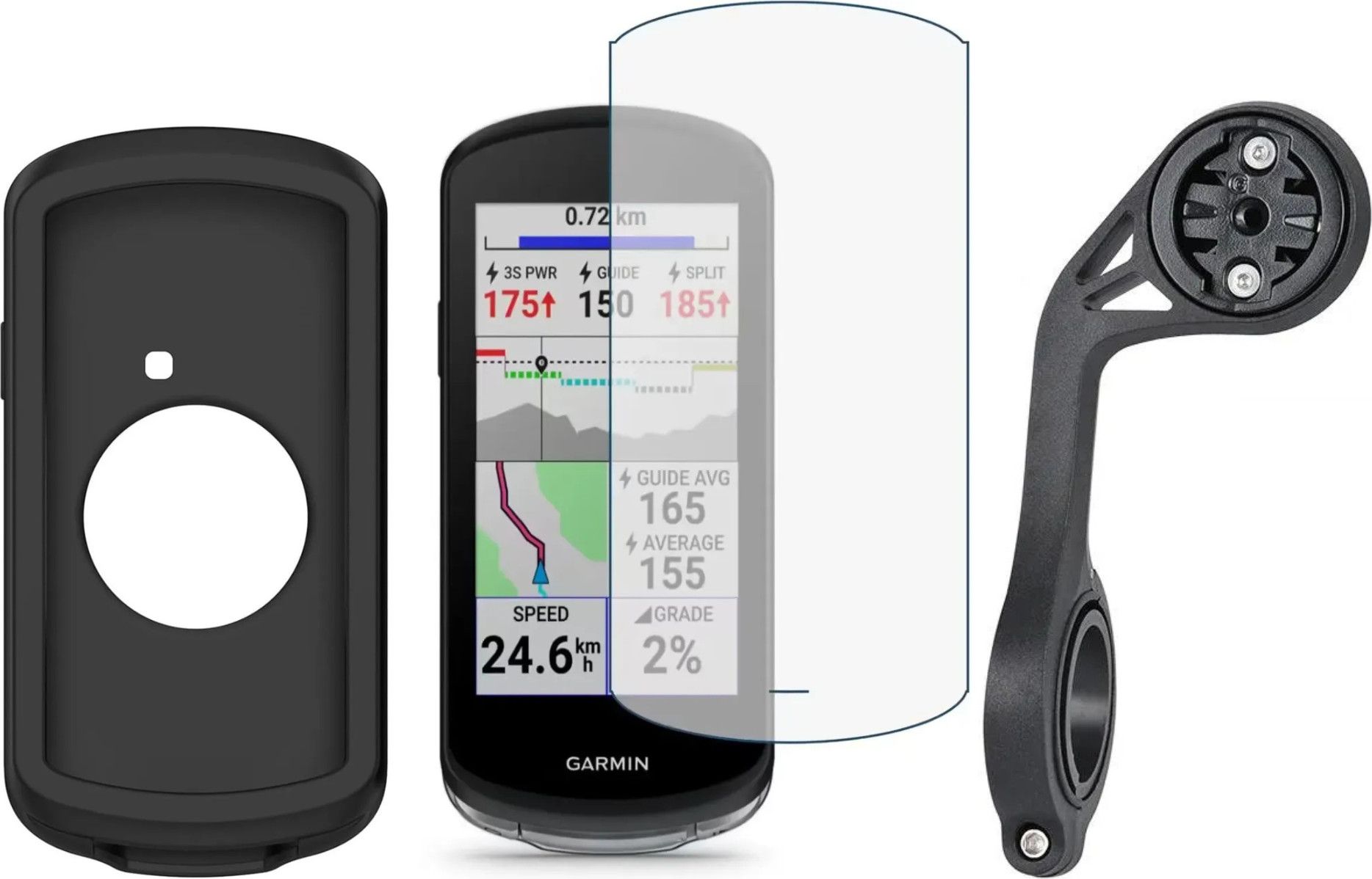 Pack Accessoires Garmin Edge 1040/1040 Solar (Ecran de protection
