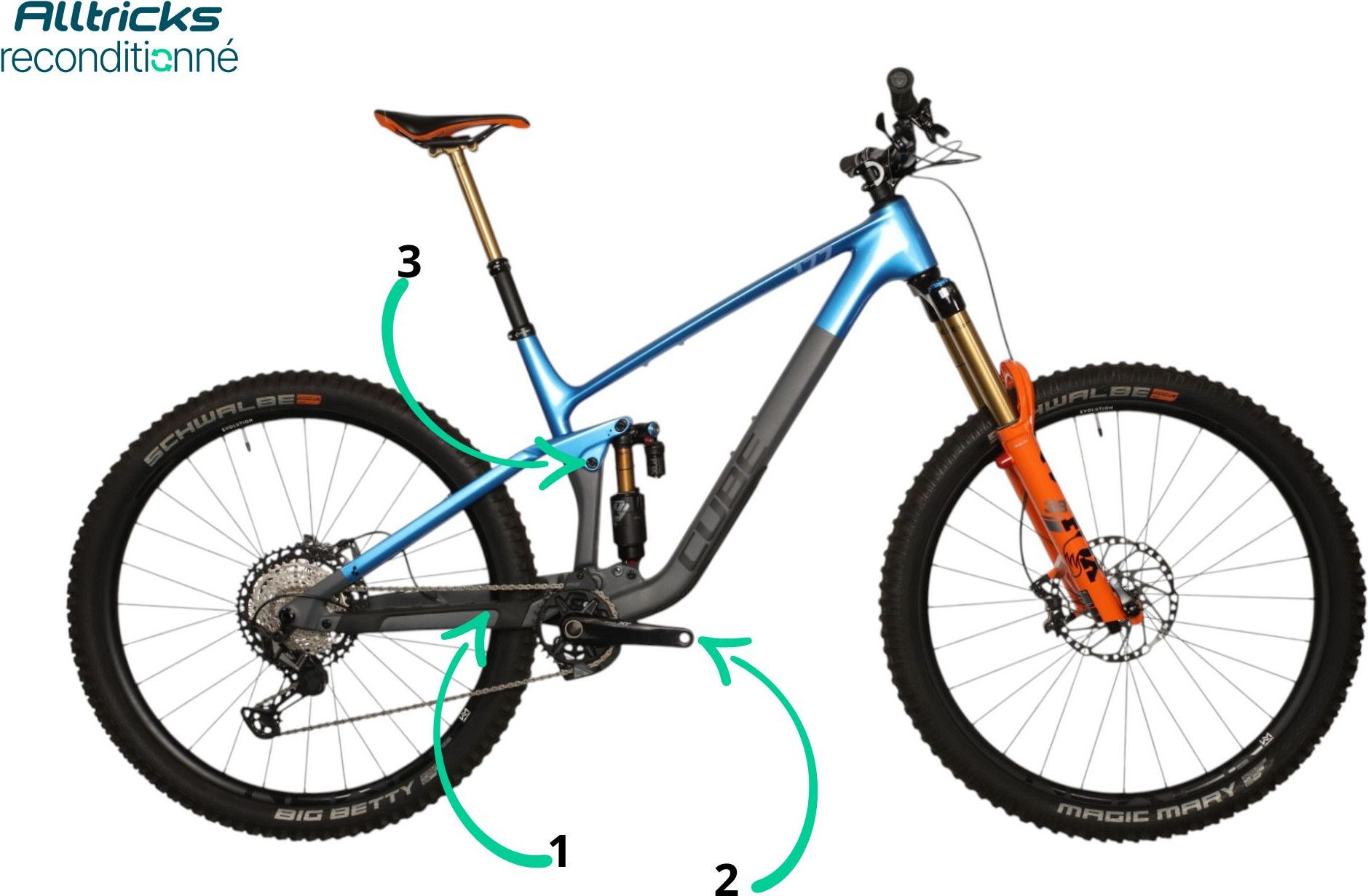 bulls mountainbike erfahrung Sonic EVO AM 1 E-Bikes Fully gebraucht Old baseball glove - No% Model Year:2005
