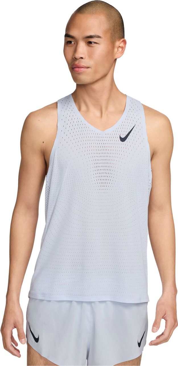 Men s Nike AeroSwift Tank Blue Alltricks