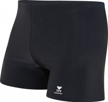 TYR Men s Solid Square Leg Swimsuit Black Alltricks