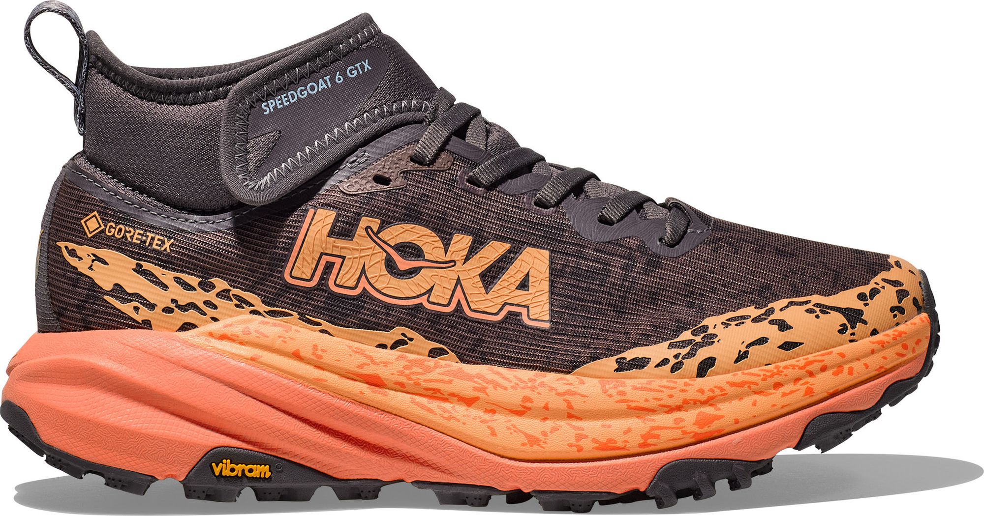 Chaussures Trail Hoka Speedgoat 6 Mid GTX Violet/Corail Femme