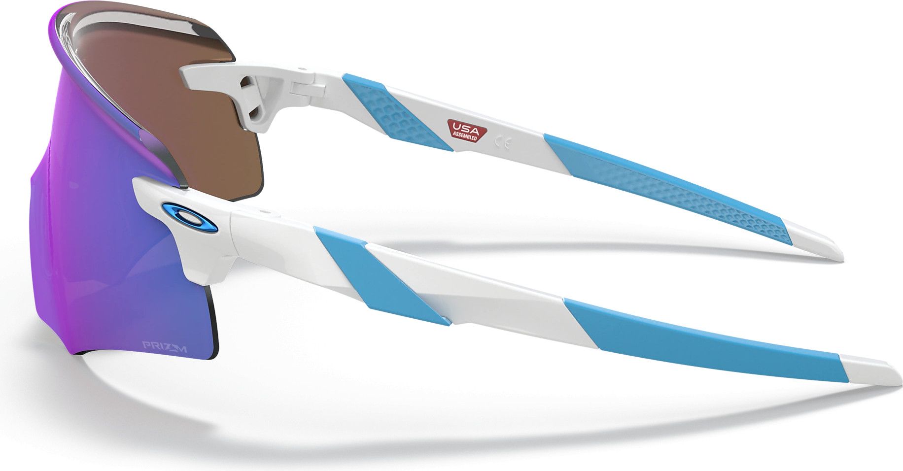 Oakley Encoder Polished White / Prizm Sapphire Sunglasses Oakley Encoder Polished White / Prizm Sapphire Sunglasses