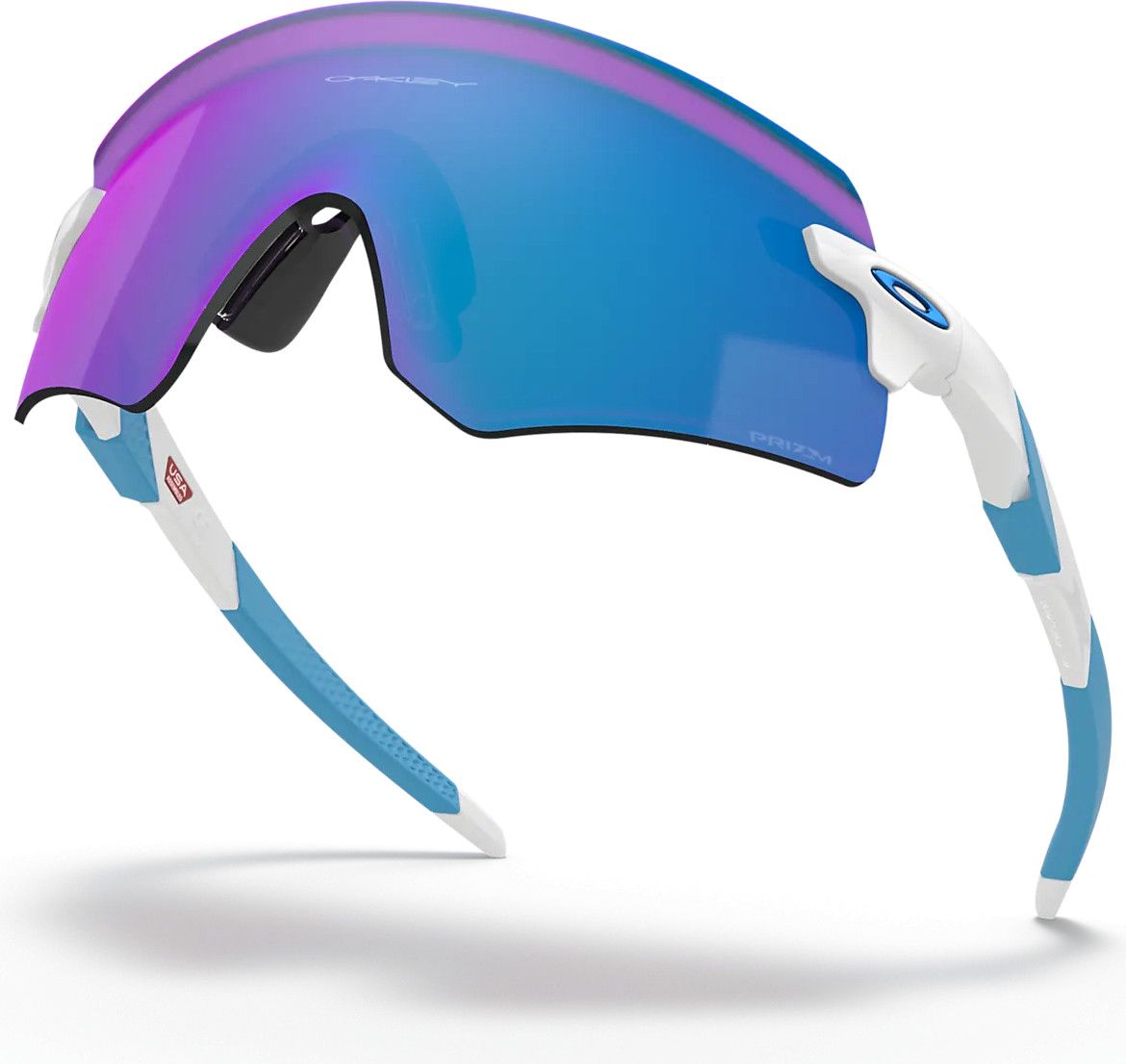 Oakley Encoder Polished White / Prizm Sapphire Sunglasses Oakley Encoder Polished White / Prizm Sapphire Sunglasses