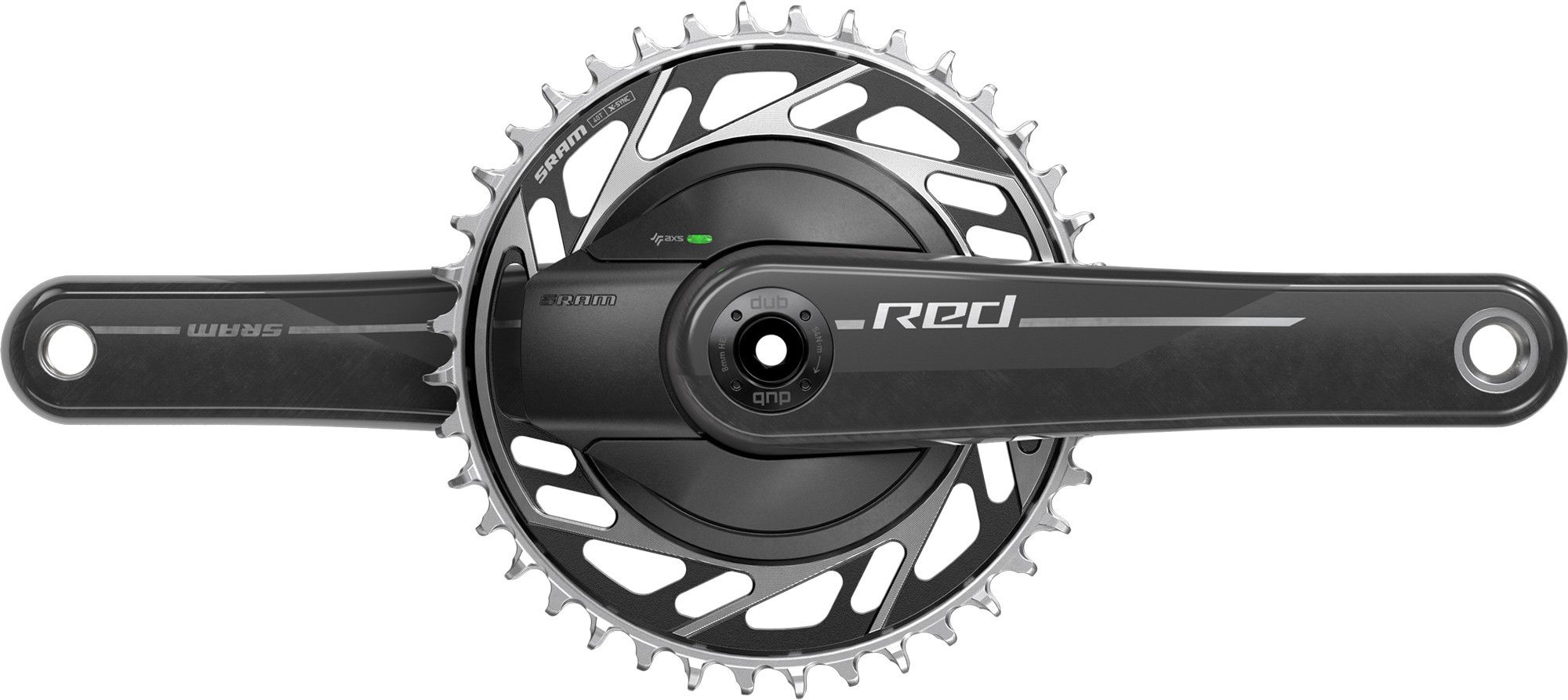 Sram Red XPLR E1 DUB Crankset 40T 12/13S Natural Carbon Black 