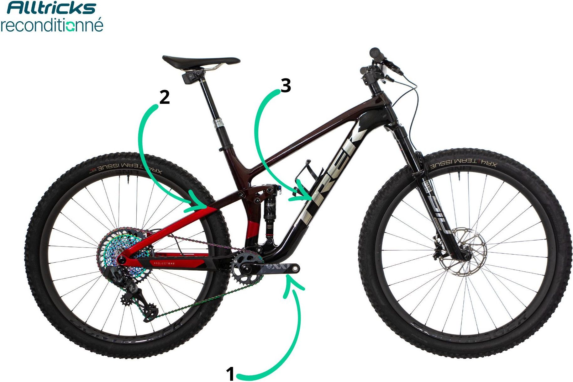 Refurbished Product - Trek Top Fuel 9.9 Sram XX1 AXS 12V