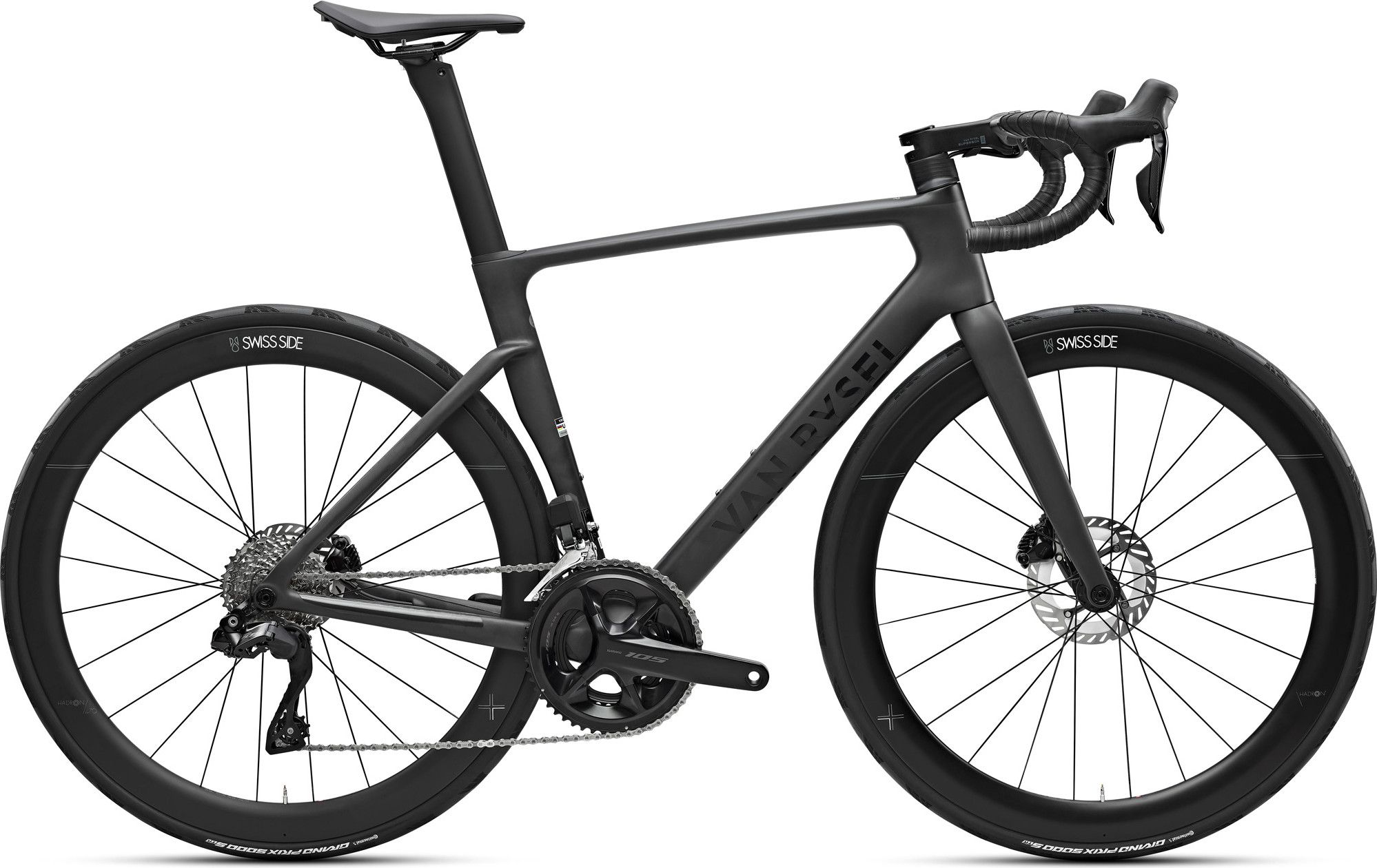 Van Rysel RCR Road Bike Shimano 105 Di2 12S 700 mm Carbon Raw