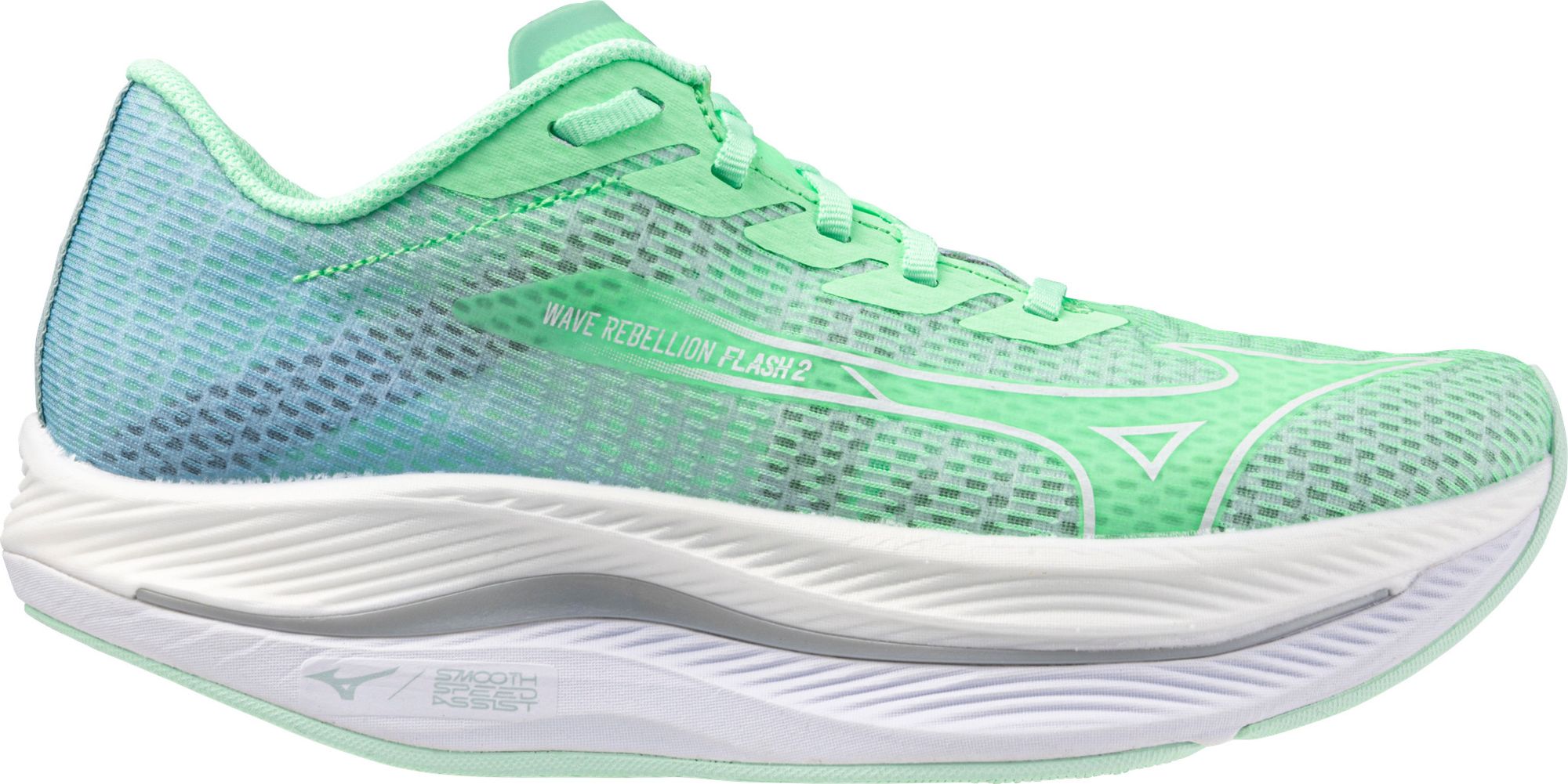 Running Shoes Mizuno Wave Rebellion Flash 2 Green Women's