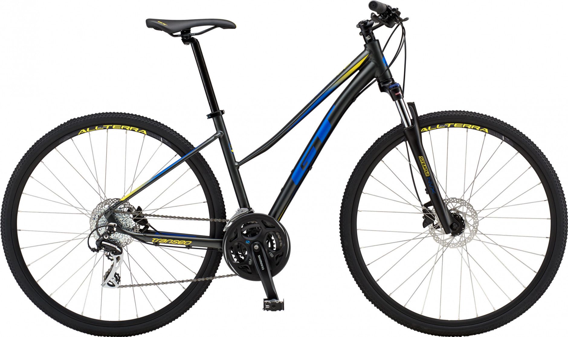 GT Transeo Elite Step-Thru Hybrid Bike Shimano Acera 8S 700 mm