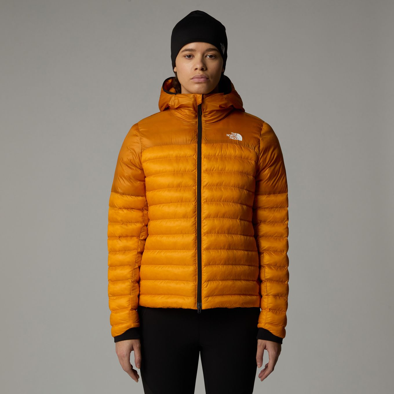 North face coat orange online