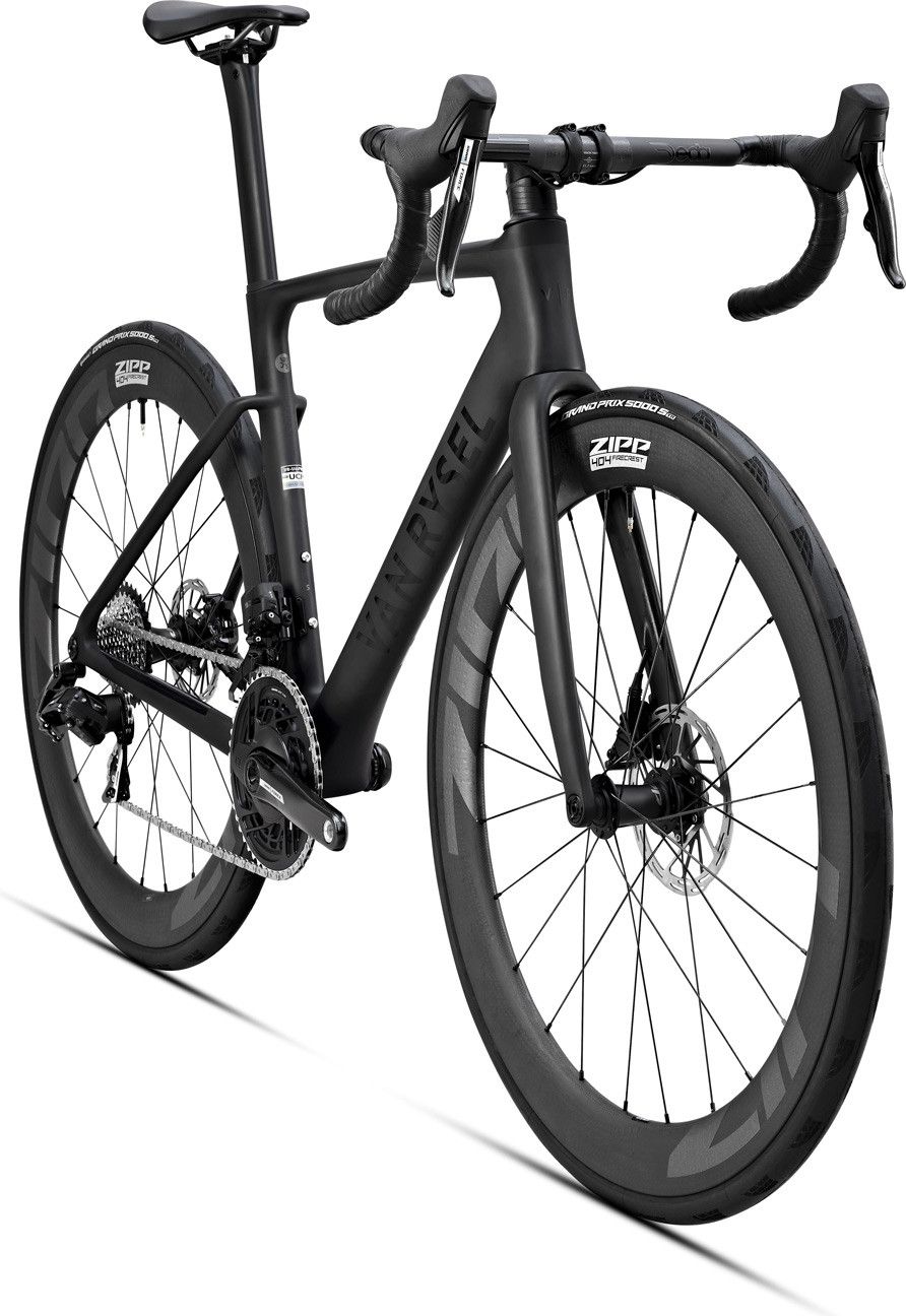 h☆rslブラック Van Rysel RCR Pro Road Bike Sram Force AXS 12S 700 mm Carbon