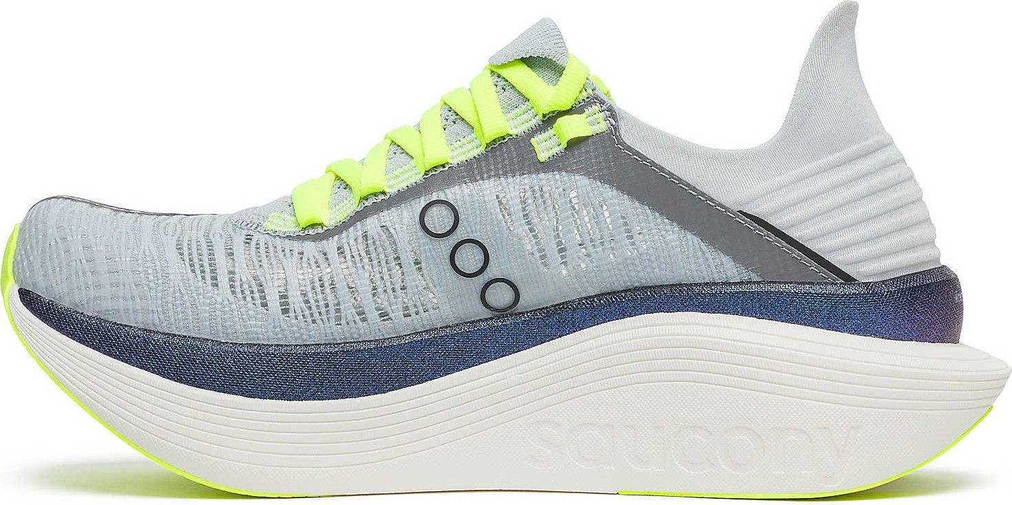 Saucony Endorphin Elite 2 Running Shoes White/Blue/Yellow  display picture 1