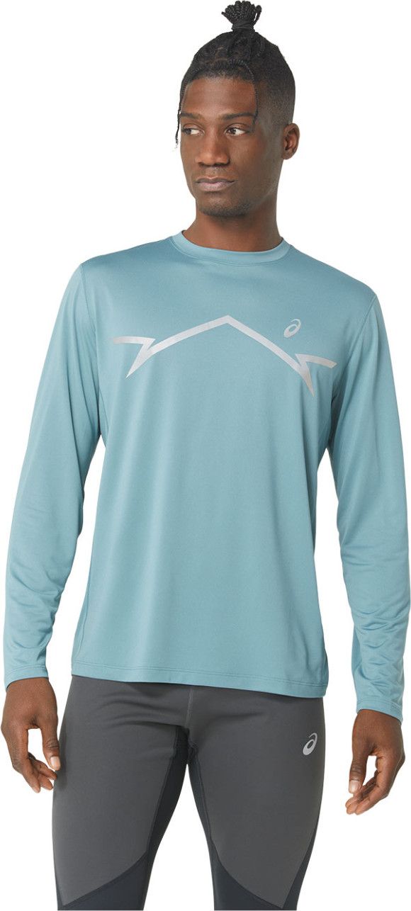 Asics Run Lite Show Long Sleeve Jersey Blue Men Alltricks