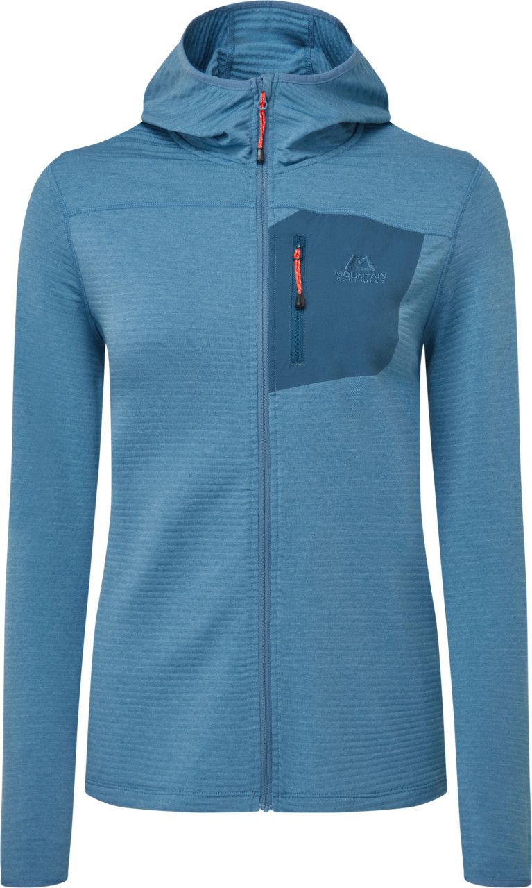 Mountain Equipment Lumiko Women's Blue Hooded Fleece