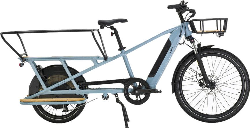 Long Tail Cargo E Bike Longtail Electric Cargo Bike Btwin Elops
