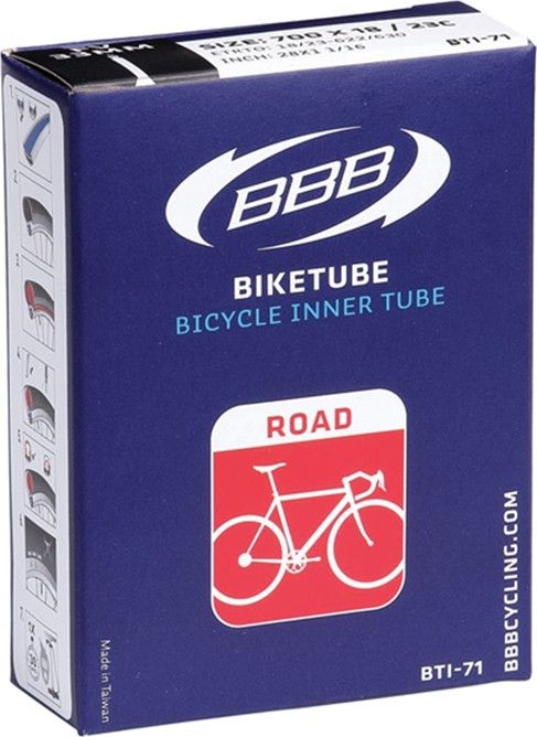 2 Chambres à Air 700Cx18-25 - Valve Presta 60mm, Obus Démontable - Haute Résistance, Butyle 1mm - Pour Vélo Route Et Urbain - MOOVMOOV